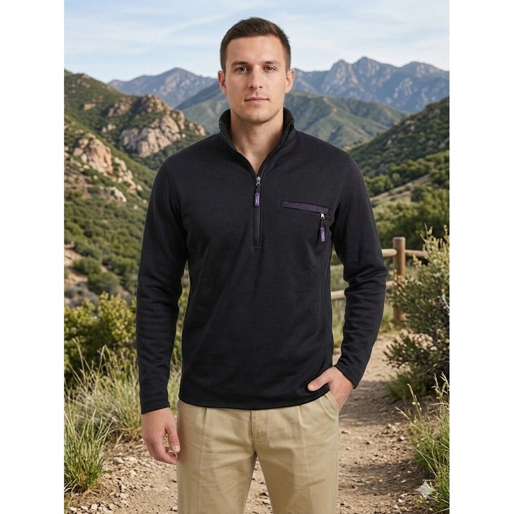 Vintage Patagonia 2008 Made in USA Regulator Fleece R1 Pullover Men's L Black
